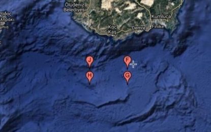 Tουρκική άσκηση με πραγματικά πυρά – Nέα NAVTEX για το Καστελόριζο από την Τουρκία