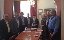 Συνάντηση αντιπροσωπείας της Πανελλήνιας Ομοσπονδίας Αποστράτων Σωμάτων Ασφαλείας με τον Σεβασμιώτατο κ. Αμβρόσιο