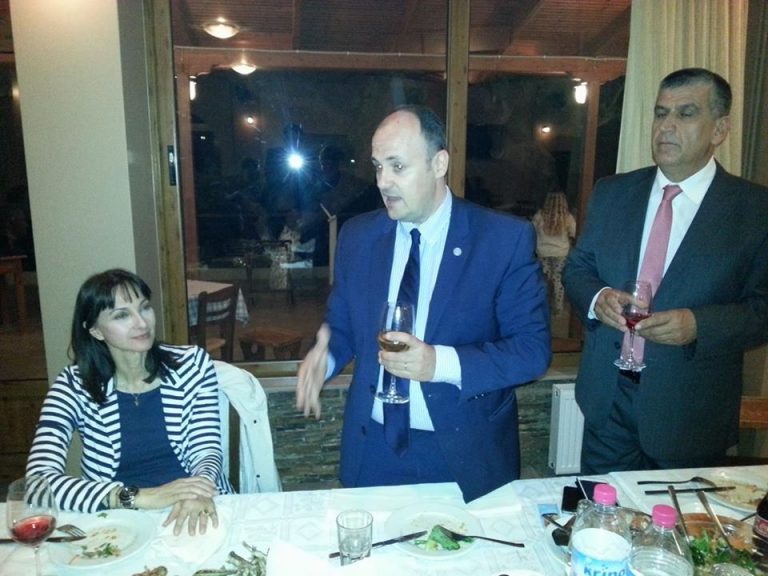 Η Έλενα Κουντουρά σε δείπνο στο Λαμπίρι προσκεκλημένη από το Επιμελητήριο Αχαΐας