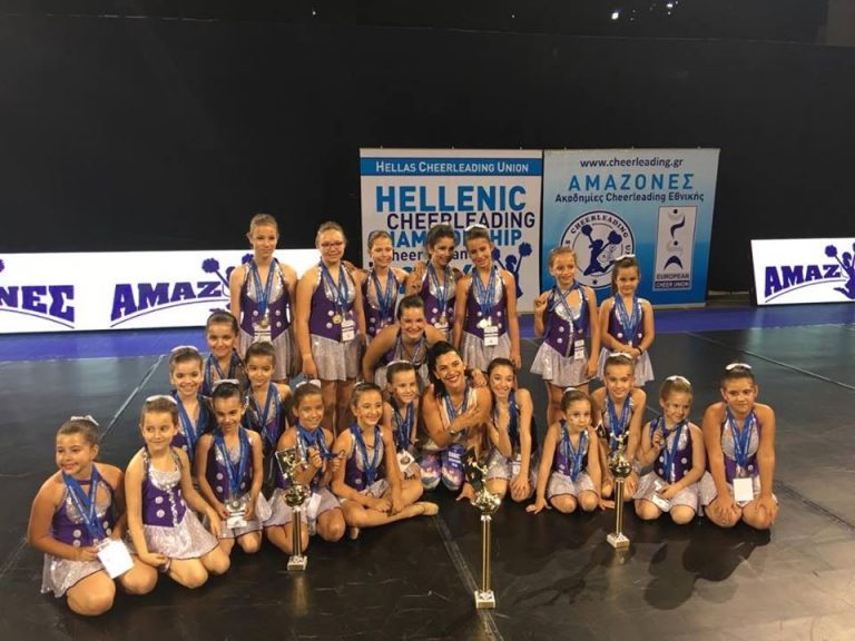 Πρωτιές στο Πανελλήνιο πρωτάθλημα cheerleading για τις μαζορέτες του Αcceleration Gym