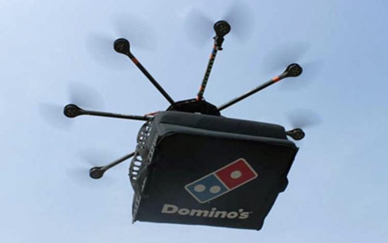 Διανομή πίτσας με drone