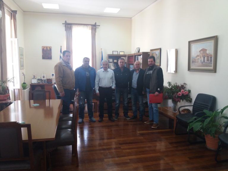Επίσκεψη στο Δημαρχείο από το νεοσύστατο Ανεξάρτητο Αγροτικό Σύλλογο Αιγιαλείας