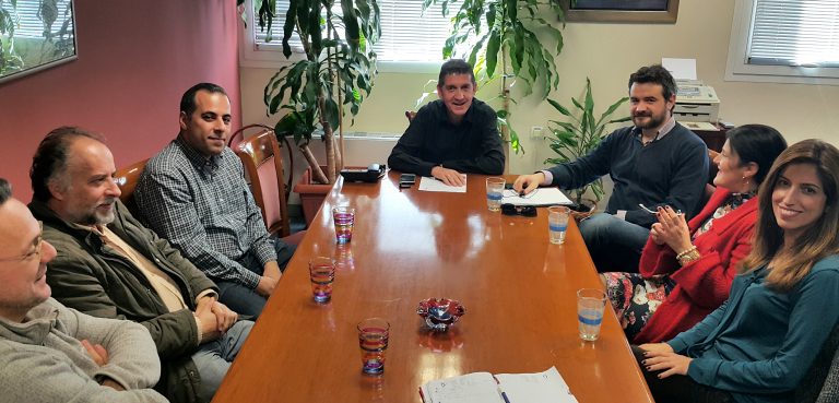 Εθιμοτυπική επίσκεψη στον Αντιπεριφερειάρχη Αχαΐας από το νέο Δ.Σ. Πολιτικών Μηχανικών Αχαΐας