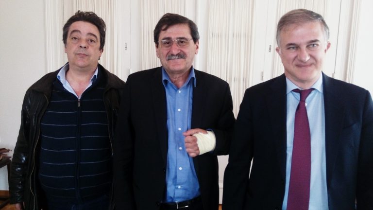Ο Γιώργος Μαυραγάνης συναντήθηκε με το Δήμαρχο Πατρέων