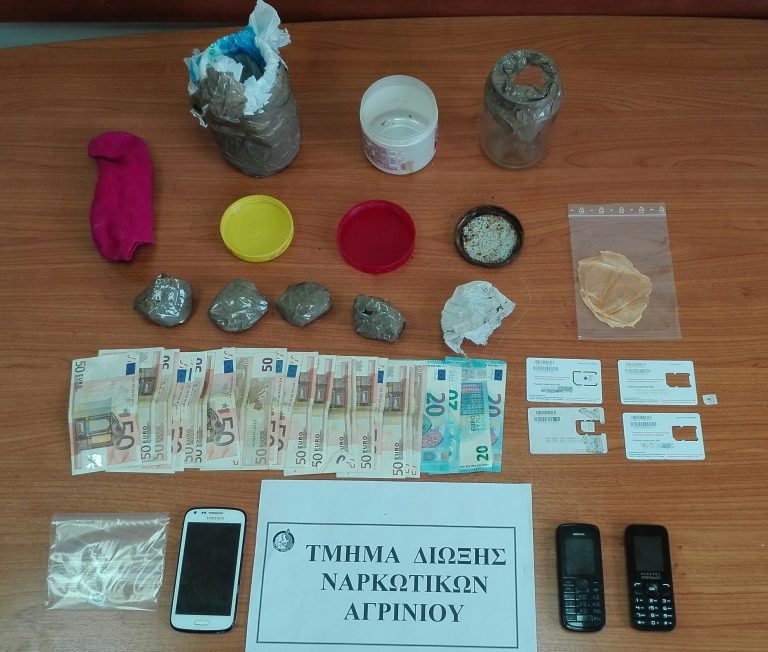 Συνελήφθησαν δύο διακινητές ηρωίνης στο Αιτωλικό