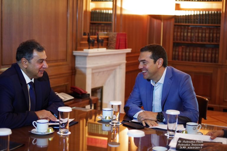 Συνάντηση του Προέδρου της ΕΣΕΕ και του ΕΒΕΠ κ. Βασίλη Κορκίδη με τον Πρωθυπουργό Αλέξη Τσίπρα
