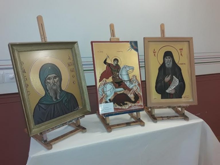 Εγκαίνια έκθεσης έργων  της Σχολής Αγιογραφίας και Ζωγραφικής της Ιεράς Μητροπόλεως