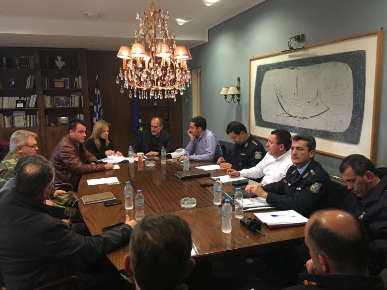 Έκτακτη Συνεδρίαση του Συντονιστικού Οργάνου της Πολιτικής  Προστασίας της Π.Ε. Αιτωλ/νίας.