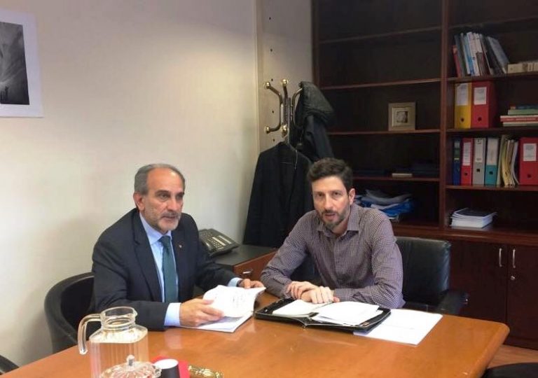 Συνάντηση Περιφερειάρχη Απ. Κατσιφάρα με τον Γ.Γ. Δημοσίων Επενδύσεων ΕΣΠΑ Παν. Κορκολή