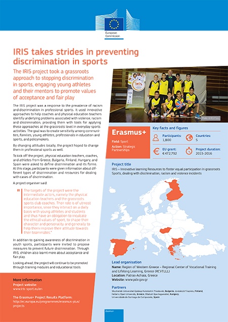 IRIS takes strides in preventing discrimination in sports