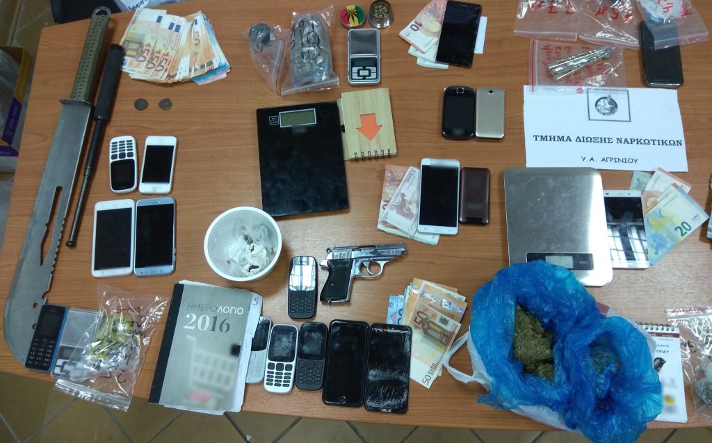 Εξαρθρώθηκε πολυμελής εγκληματική οργάνωση που διακινούσε ναρκωτικά στην Αιτωλοακαρνανία με περιουσιακό όφελος 500.000 ευρώ