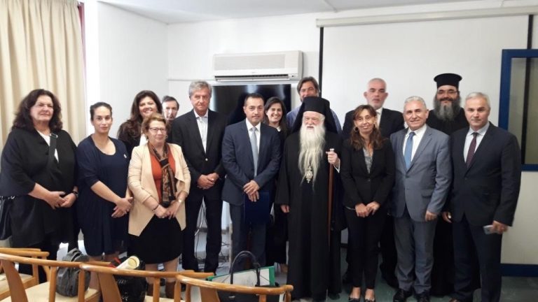 Τελετή παράδοσης – παραλαβής τού έργου «Ενεργειακή αναβάθμιση της κεντρικής μονάδος του Οίκου Ευγηρίας ΄΄Αγάπης Μέλαθρον – Ο Άγιος Χαράλαμπος΄΄»