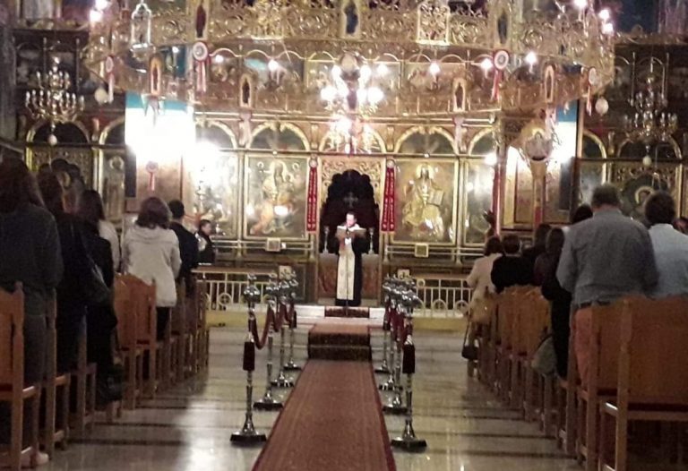 Τελέστηκε Ιερά Παράκληση προς την Υπεραγία Θεοτόκο για τους διαγωνιζόμενους μαθητές
