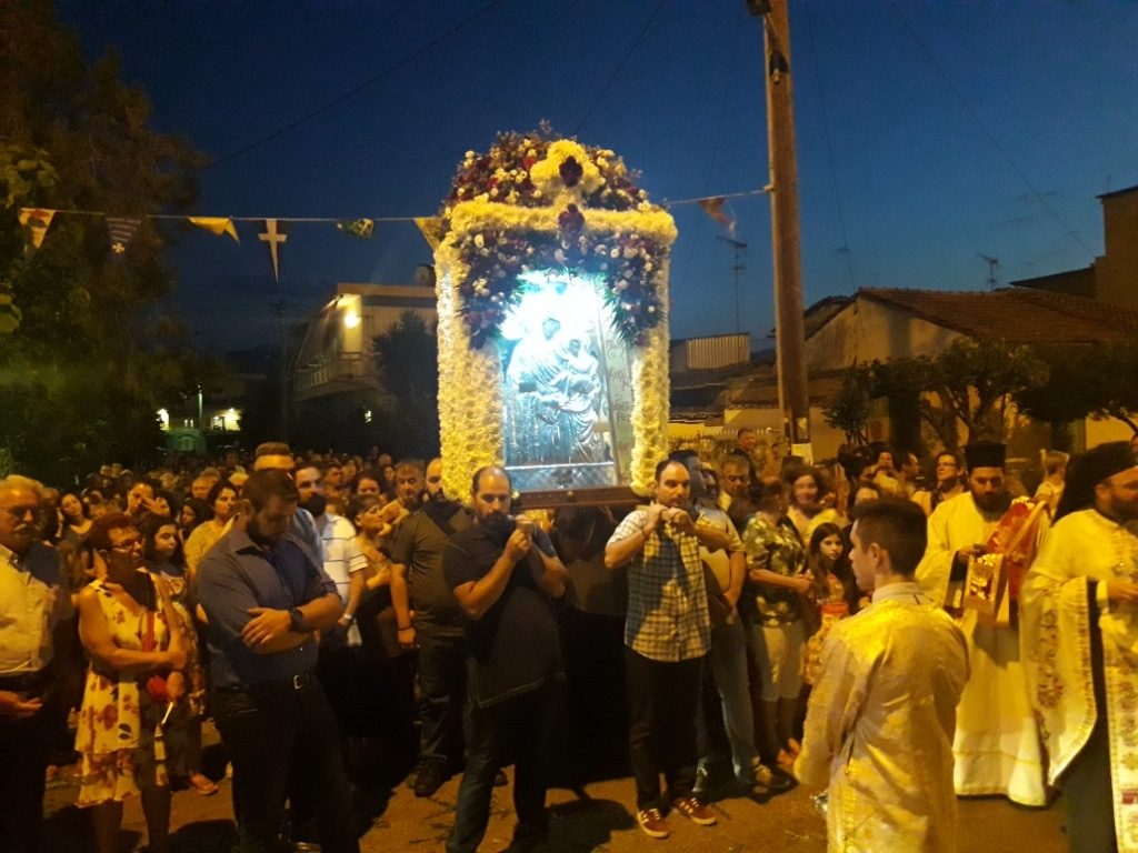 Συνοικισμός Αιγίου: Με λαμπρότητα ο εορτασμός της Κοιμήσεως της Αγίας Άννης