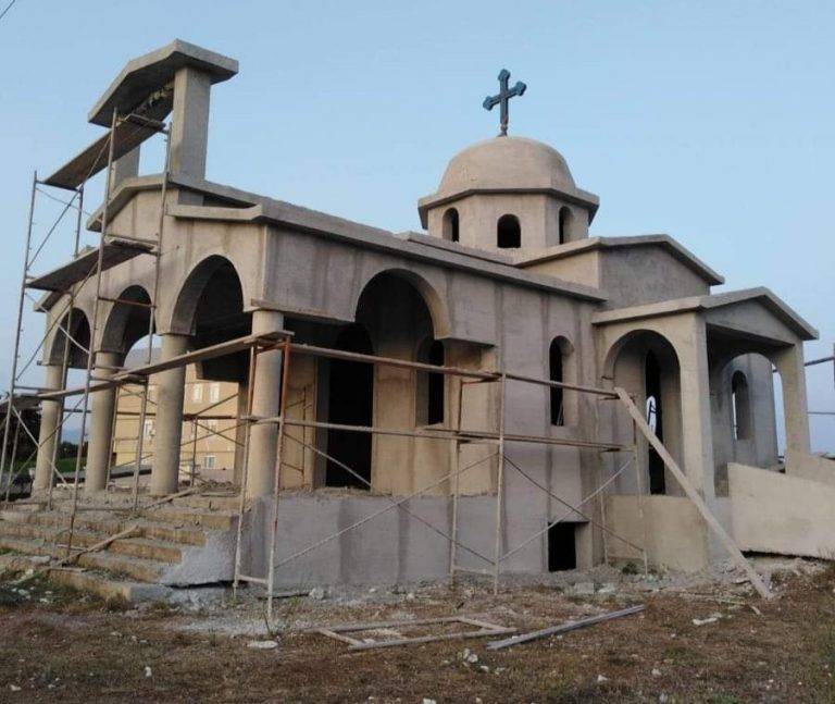 Σε εξέλιξη οι εργασίες ανοικοδόμησης του Ιερού Ναού  στο Νοσοκομείο Αιγίου