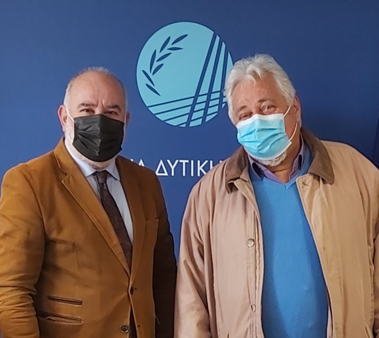 Συνάντηση του  Αντιπεριφερειάρχη Παναγιώτη Σακελλαρόπουλου με τον πρόεδρο του Αρδευτικού Συνεταιρισμού ΤΟΕΒ Κραθίου