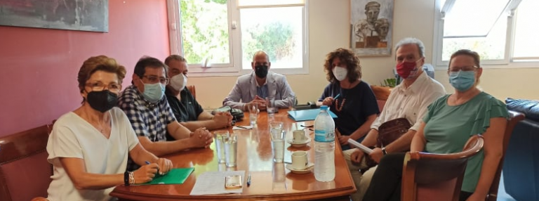 Σύσκεψη για την λειτουργία του νέου κτιρίου της μονάδας σπαστικών