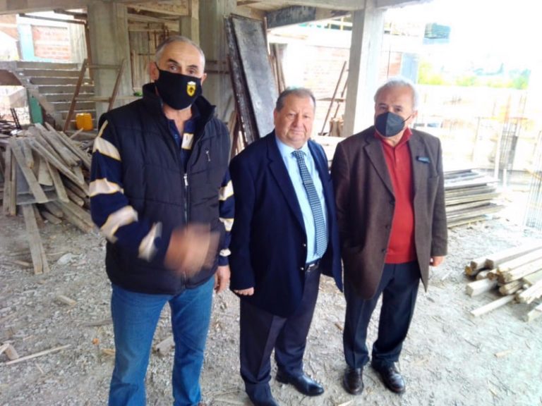 Επίβλεψη εργασιών των νέων κτηρίων του Ε.Κ.Α.ΜΕ. από το Δήμαρχο Αιγιάλειας