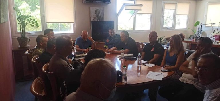 Έκτακτη συνεδρίαση του Συντονιστικού Οργάνου Πολιτικής Προστασίας Π.Ε. Αχαΐας