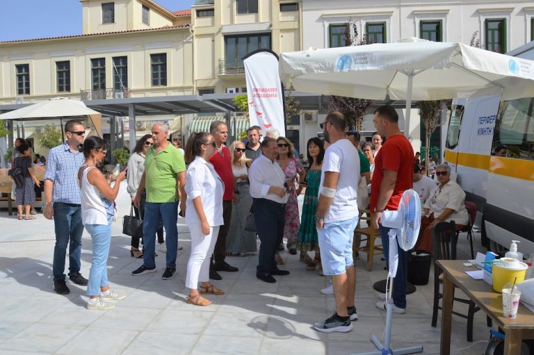 Είκοσι φιάλες αίματος συγκεντρώθηκαν στην εθελοντική αιμοδοσία της Ομάδας Εργασίας Νέων της παράταξης «αιγιάλεια τώρα»