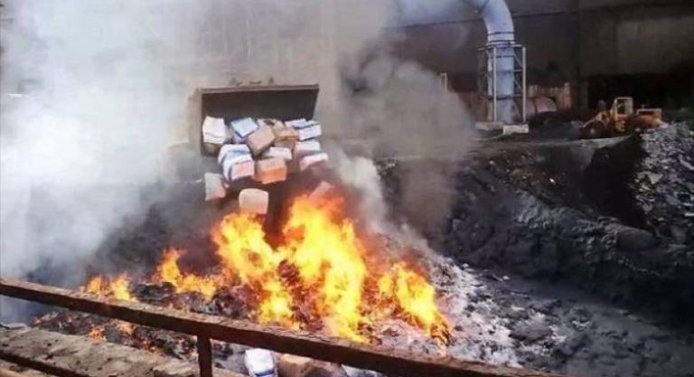Καύση ναρκωτικών από αστυνομικούς του Τμήματος Δίωξης Ναρκωτικών Πατρών