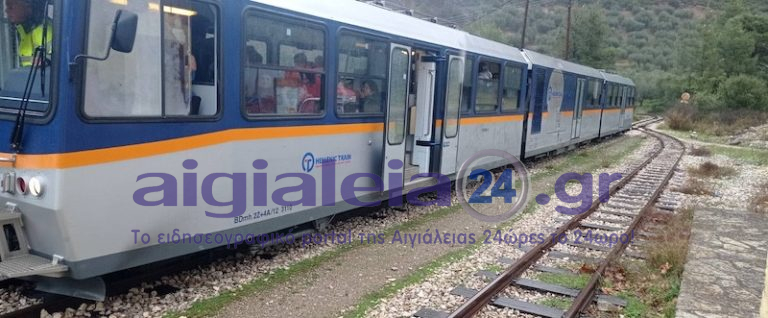 Κατολισθήσεις στα Καλάβρυτα – Εγκλωβίστηκαν 90 επιβάτες στον Οδοντωτό