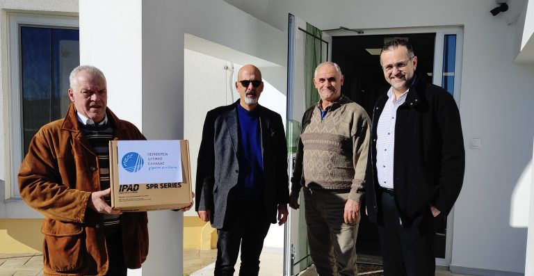 Χορηγία απινιδωτή στο ΕΚΑΜΕ Αιγίου