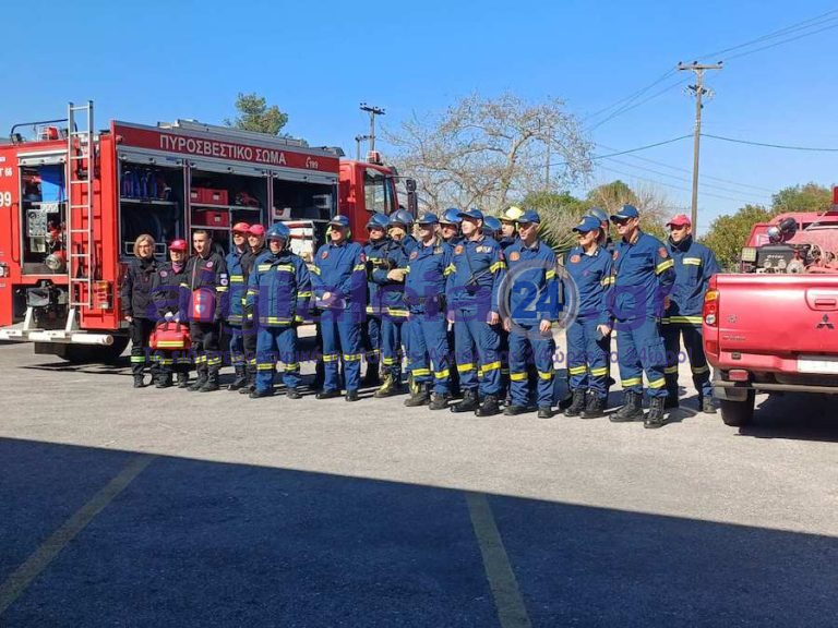 Π.Ε.Σ.: “Διάσωση εγκλωβισμένων ατόμων, αγνοούμενου και κατάσβεση πυρκαγιάς” – Επιτυχημένη η άσκηση «ΕΛΑΙΣ 2025» της Πυροσβεστικής Αιγίου