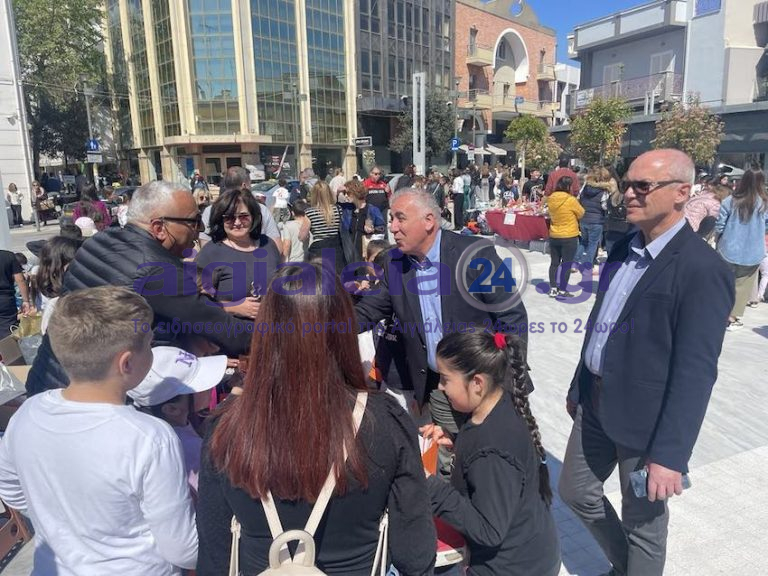 Αγάπη και Δημιουργία στην Πλατεία Αγίας Λαύρας Αιγίου: Τα σχολεία της Αιγιάλειας ένωσαν τις δυνάμεις τους για καλό σκοπό