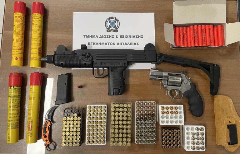 Συνελήφθη με βαρύ οπλισμό από την Ασφάλεια Αιγιαλείας