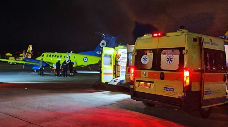 ΕΚΑΒ: Σε εξέλιξη η αεροδιακομιδή 15χρονου από τη ΜΕΘ του ΠΓΝΠ στο Ρίο προς την Ιταλία, για μεταμόσχευση ήπατος