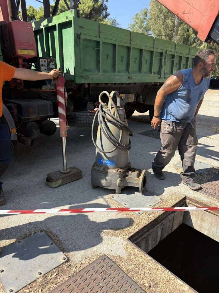 ΔΕΥΑ ΑΙΓΙΑΛΕΙΑΣ: Άμεση αντιμετώπιση βλάβης σε αντλίες του αποχετευτικού στη Ροδοδάφνη Αιγιαλείας