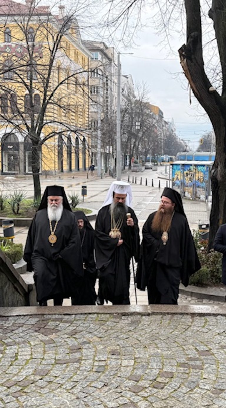 Ολοκλήρωση της επισήμου επισκέψεως του κ. Ιερωνύμου στη Σόφια