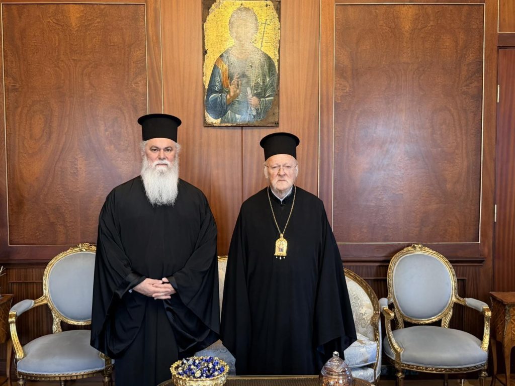 Επίσκεψη κ. Ιερωνύμου στον Παναγιώτατο Οικουμενικό Πατριάρχη κ.κ. Βαρθολομαίο