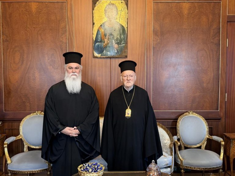 Επίσκεψη κ. Ιερωνύμου στον Παναγιώτατο Οικουμενικό Πατριάρχη κ.κ. Βαρθολομαίο