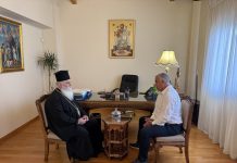 Εθιμοτυπική επίσκεψη του Δημάρχου Αιγιαλείας Παναγιώτη Ανδριόπουλου στον Σεβασμιώτατο Μητροπολίτη Καλαβρύτων και Αιγιαλείας κ. Ιερώνυμο