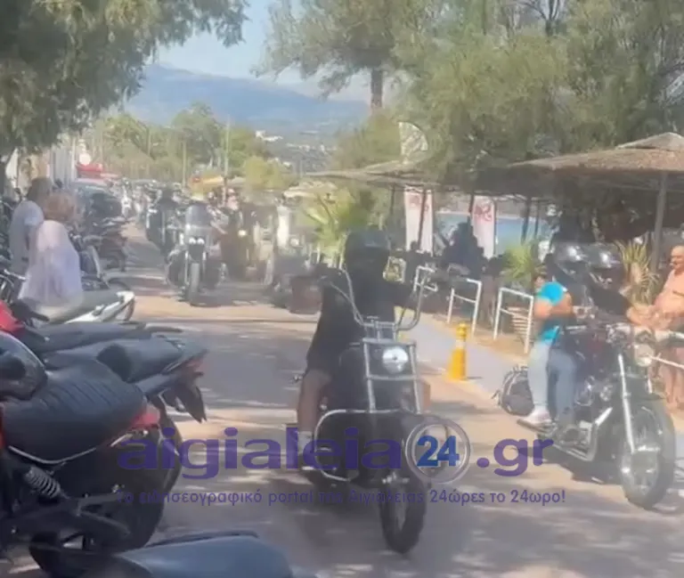 Εντυπωσίασαν οι Harley-Davidson στην Αιγιάλεια – Στάσεις σε Αίγιο, Αλυκή και Άκολη