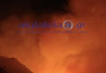 Αιγιάλεια: Συνεχίζεται η μάχη με τις φλόγες – Σε πλήρη κινητοποίηση Δήμος, Πυροσβεστική και Συντονιστικό Όργανο