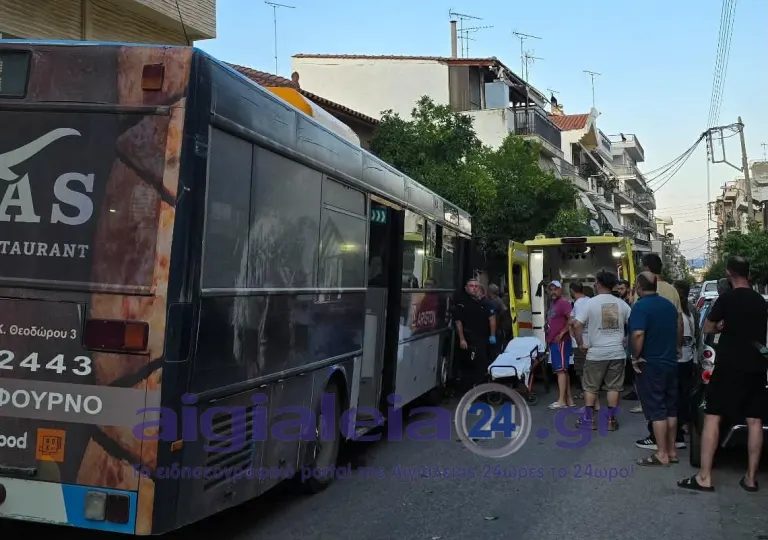 Θλίψη στο Αίγιο: Κατέληξε ο οδηγός του αστικού λεωφορείου που έχασε τις αισθήσεις του εν ώρα οδήγησης