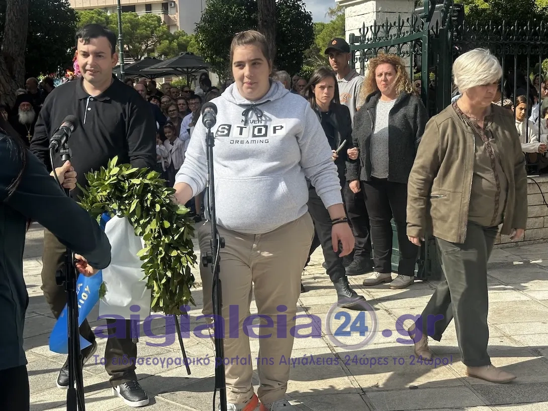 Με συγκίνηση, εθνική υπερηφάνεια και σεβασμό στους ήρωες του Έπους του ’40 η κατάθεση στεφάνων στα Υψηλά Αλώνια Αιγίου