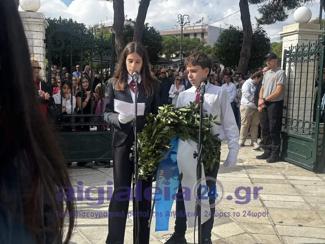 Με συγκίνηση, εθνική υπερηφάνεια και σεβασμό στους ήρωες του Έπους του ’40 η κατάθεση στεφάνων στα Υψηλά Αλώνια Αιγίου