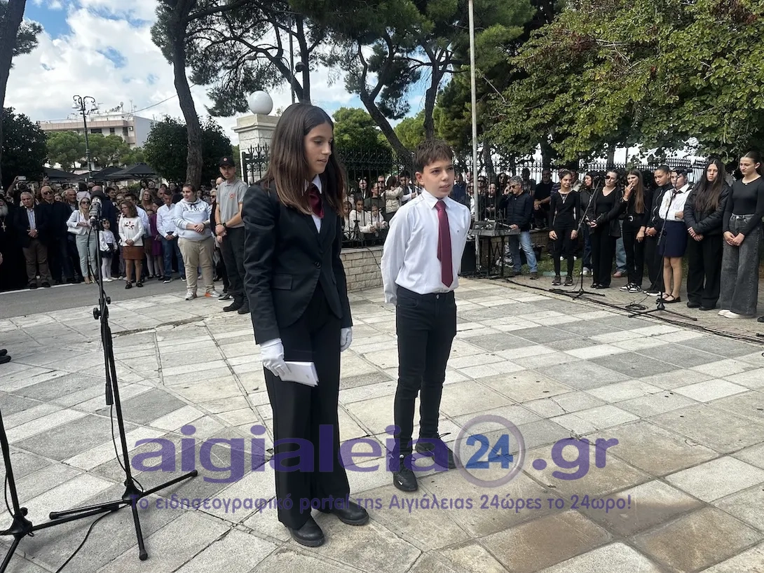 Με συγκίνηση, εθνική υπερηφάνεια και σεβασμό στους ήρωες του Έπους του ’40 η κατάθεση στεφάνων στα Υψηλά Αλώνια Αιγίου